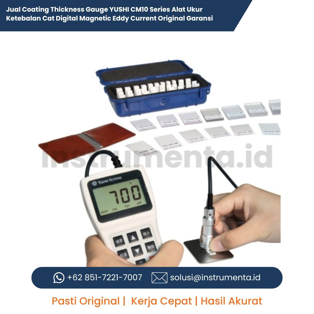 Jual Coating Thickness Gauge YUSHI CM10 Series Alat Ukur Ketebalan Cat Digital Magnetic Eddy Current Original Garansi